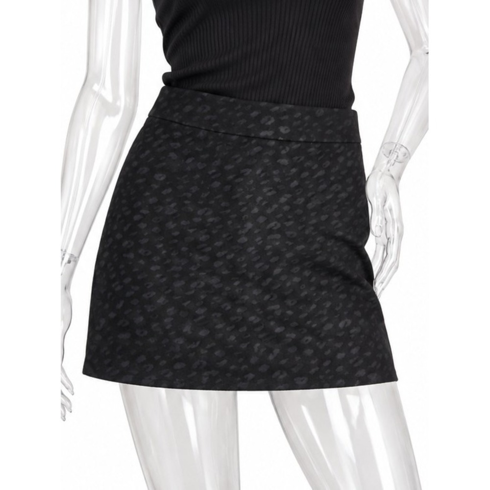 Chicos black‎ on black mini skirt SKUW615